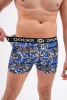 Docks Erkek 3'lü Boxer Regular Fit  Dijital Baskı Mavi