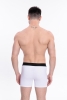 Docks Erkek 3'lü Boxer Regular Fit Beyaz Model Siyah Detay
