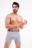 Docks Erkek 3'lü Boxer Regular Fit Gri Model Premium