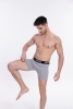 Docks Erkek 3'lü Boxer Regular Fit Gri Model Siyah Detay