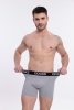 Docks Erkek 3'lü Boxer Regular Fit Gri Model Siyah Detay