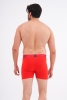 Docks Erkek 3'lü Boxer Regular Fit Kırmızı Model Beyaz Detay
