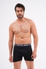 Docks Erkek 3'lü Boxer Regular Fit Siyah 