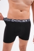 Docks Erkek 3'lü Boxer Regular Fit Siyah 