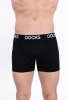 Docks Erkek 3'lü Boxer Regular Fit Siyah Model Beyaz Detay