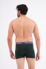 Docks Erkek 3'lü Boxer Regular Fit Yeşil Model Desenli Kemer