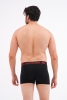 Docks Erkek 3'lü Boxer Regular Fit Siyah Model Kırmızı Şerit