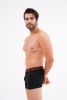 Docks Erkek 3'lü Boxer Regular Fit Siyah Model Kırmızı Şerit