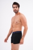 Docks Erkek 3'lü Boxer Regular Fit Siyah Model Mavi Şerit
