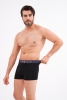 Docks Erkek 3'lü Boxer Regular Fit Siyah Model Premium 