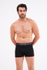 Docks Erkek 3'lü Boxer Regular Fit Siyah Model Premium 