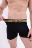 Docks Erkek 3'lü Boxer Regular Fit Siyah Model Sarı Detay